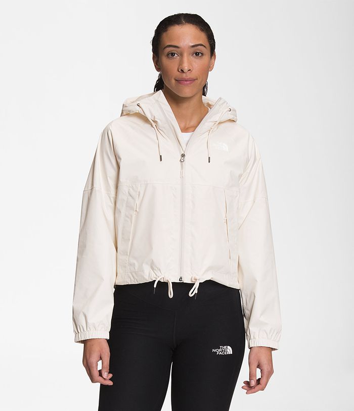 Casaca Impermeable The North Face Mujer Antora Sudadera Con Capucha Blancas - Peru 63870JGDN